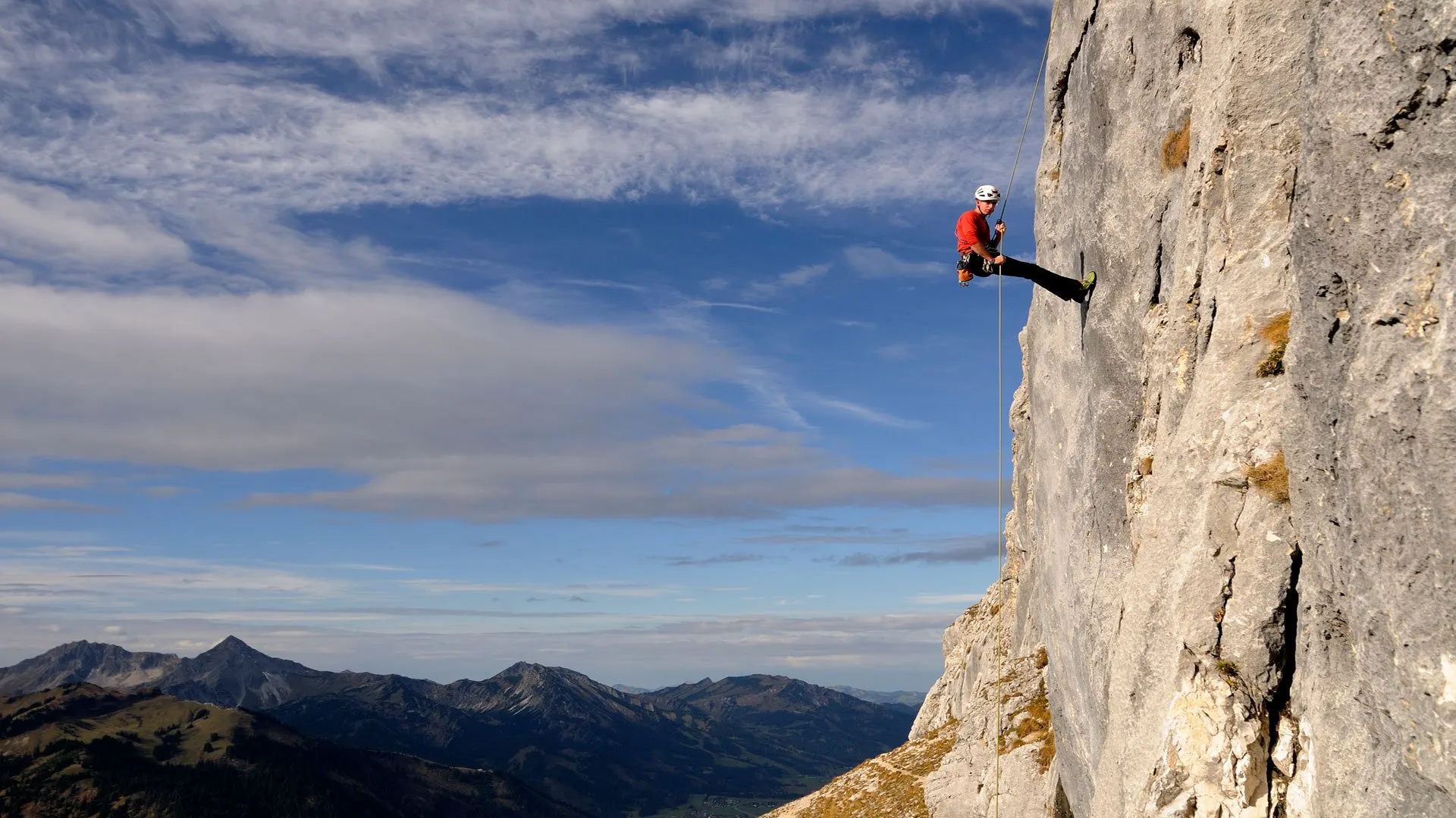 Klettern im Bäckergut - Klettern an sehr steilen Kletterwänden im Tannheimer Tal