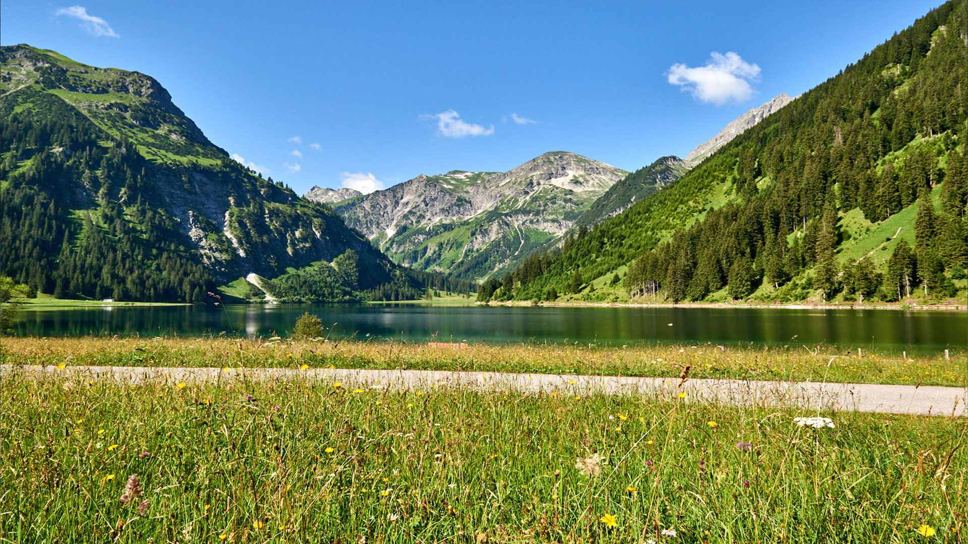 Nachhaltigkeit im Bäckergut - Ausblick auf den Vilsalpsee